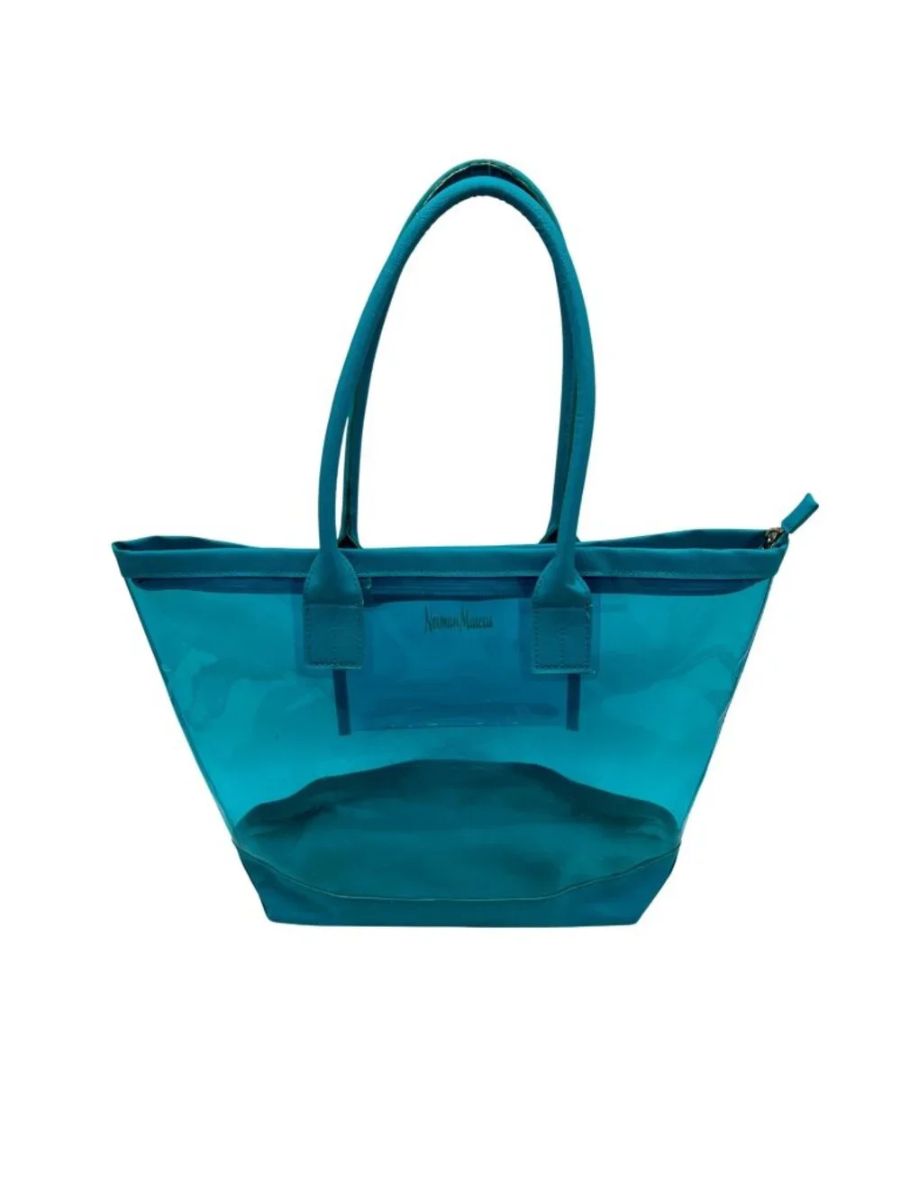 Neiman Marcus Blue Synthetic Tote Bag