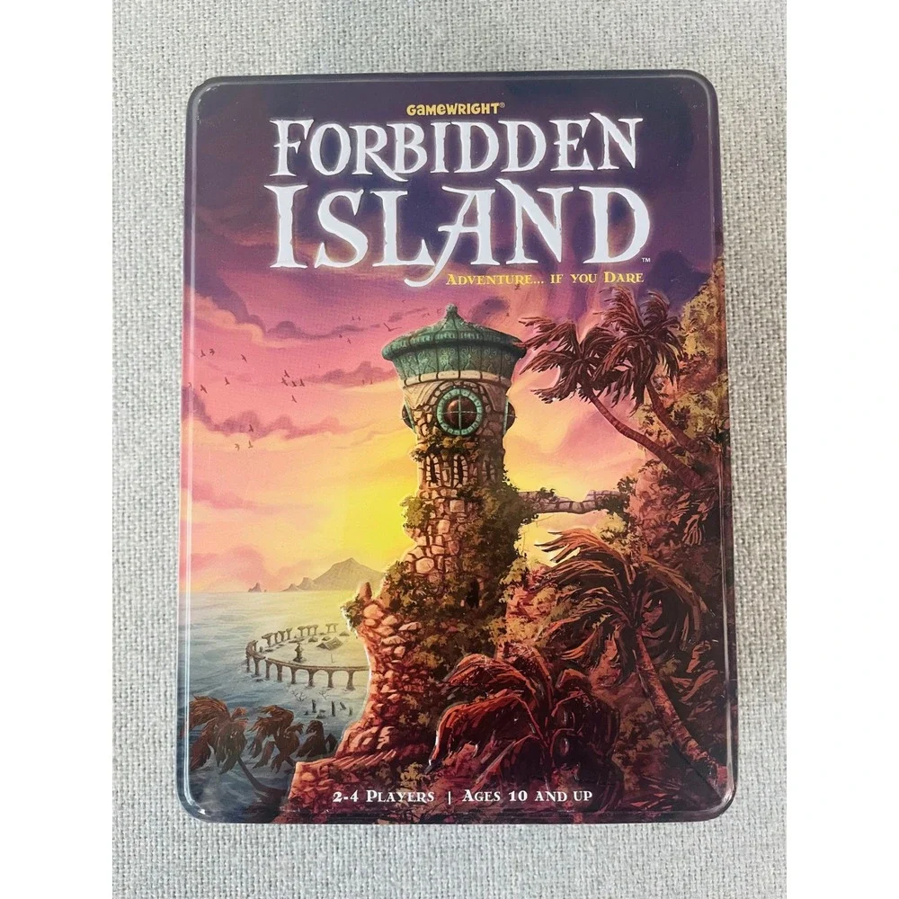 Forbidden Island Board Game Gamewright 2010 Cooperative Family Strategy Complete