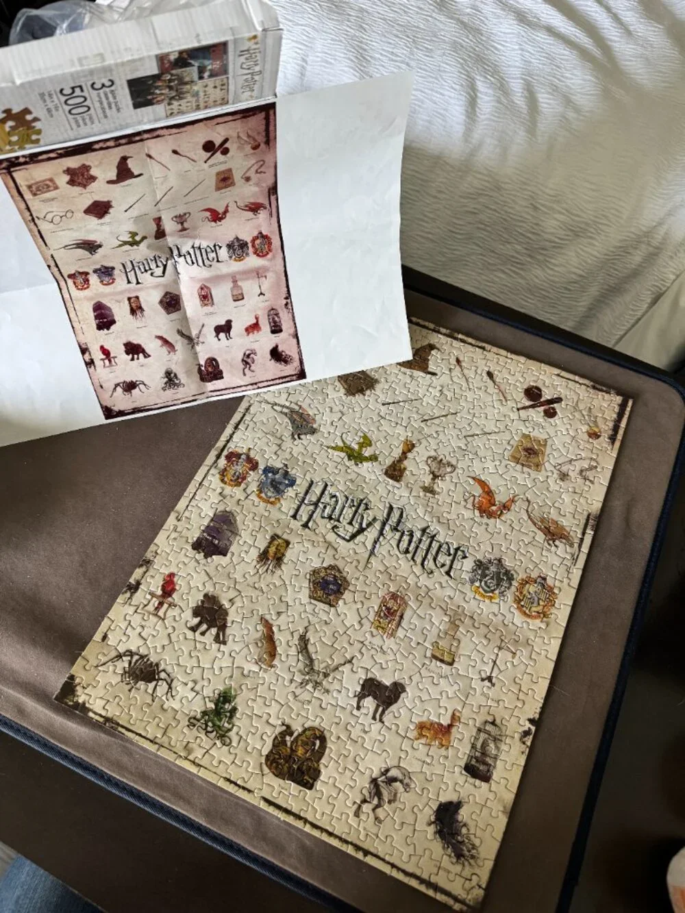 Aquarius Harry Potter 3-Pack Jigsaw Puzzle Set - 500 Pcs Each (Complete)