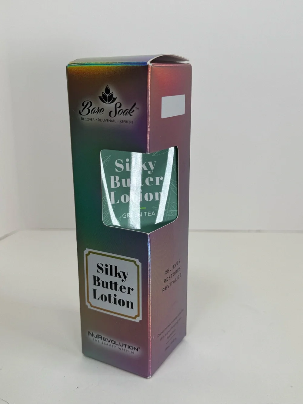 Bare Soak Green Tea Premium Collection Silky Butter Lotion 3.4 fl oz 100 ml New