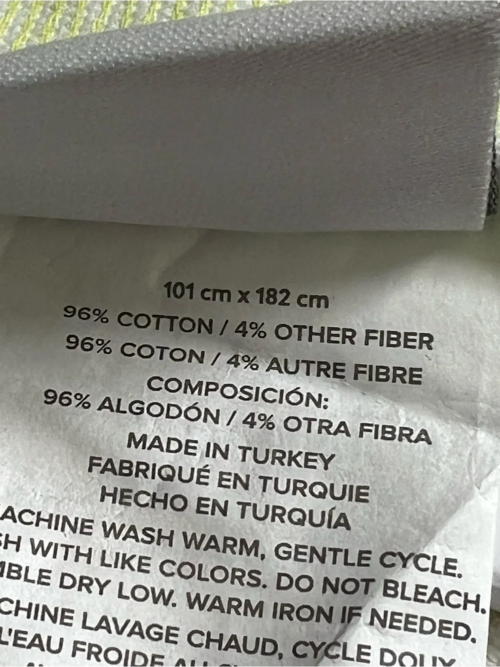 UGG striped towel