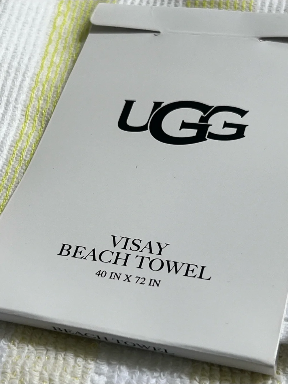 UGG striped towel