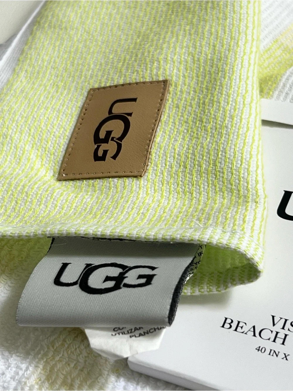 UGG striped towel