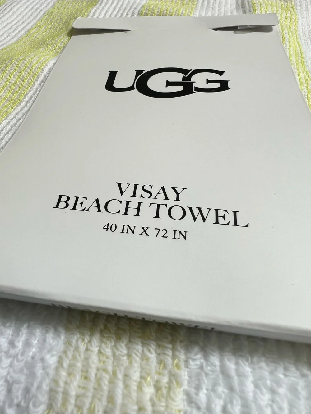 UGG striped towel