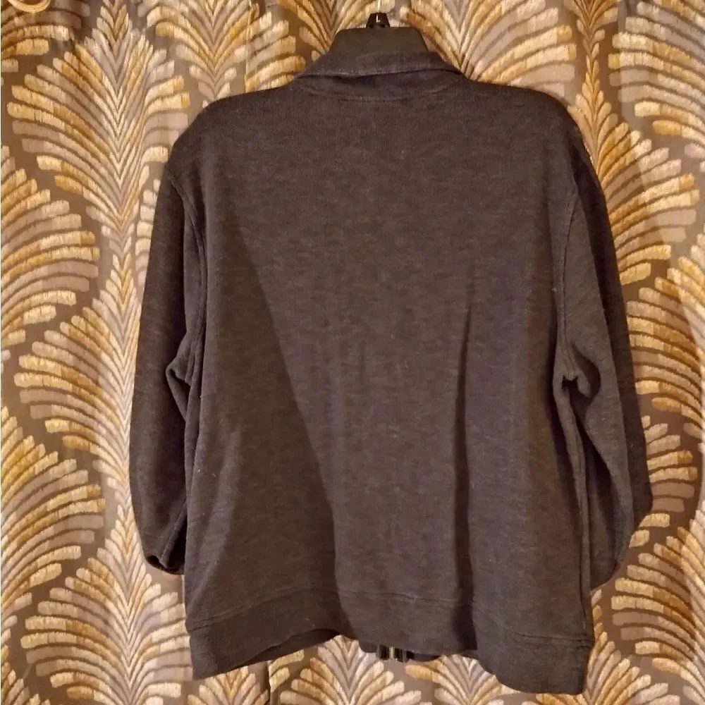 Perry Ellis Heathered Knit Jacket