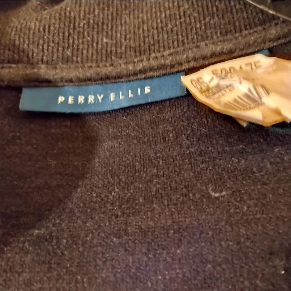 Perry Ellis Heathered Knit Jacket