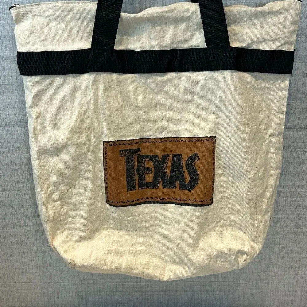 Texas canvas tote