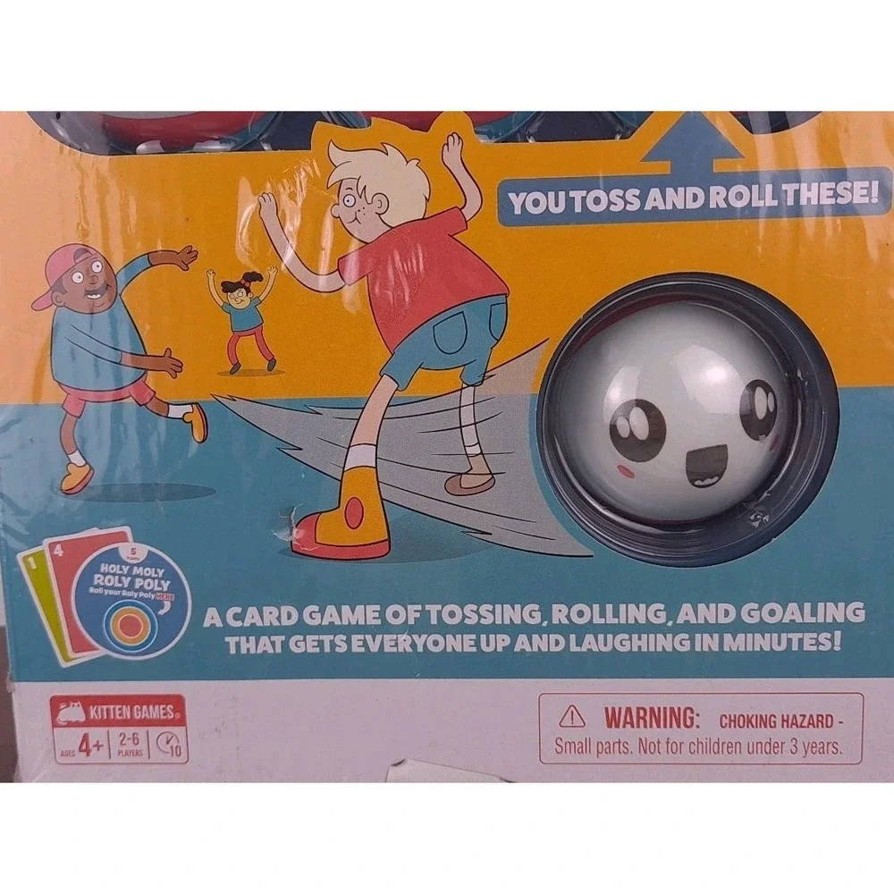 Roly Poly‎ Goalie 2-6 Players - Ages 4+-10 Minutes to Play-Card By Kitten Games