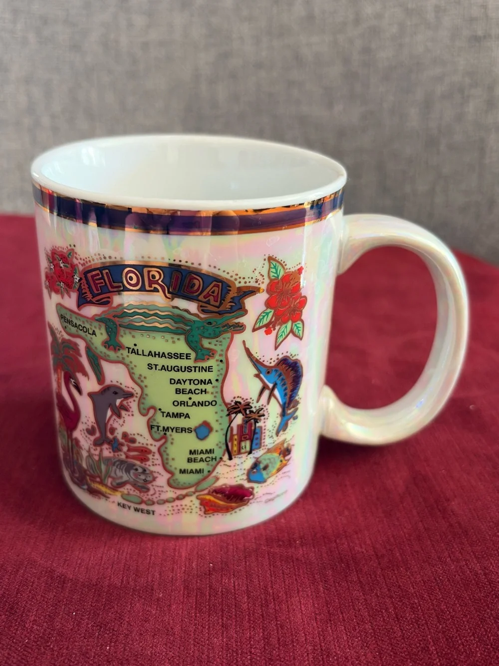 Never Use Delicate Rainbow Color Mug/Cup-8oz
