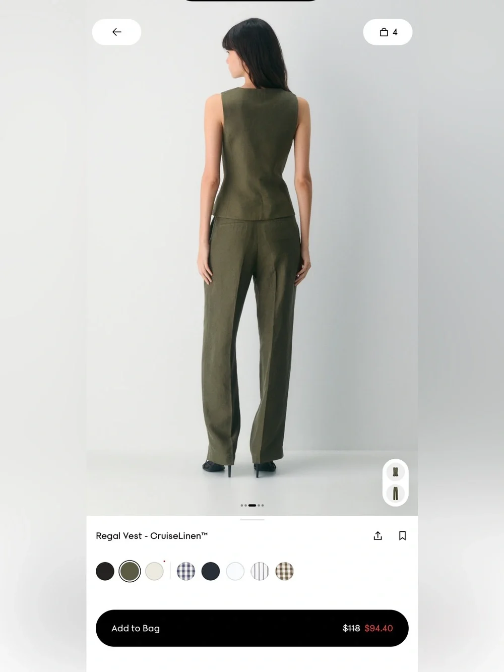 Aritzia set includes
