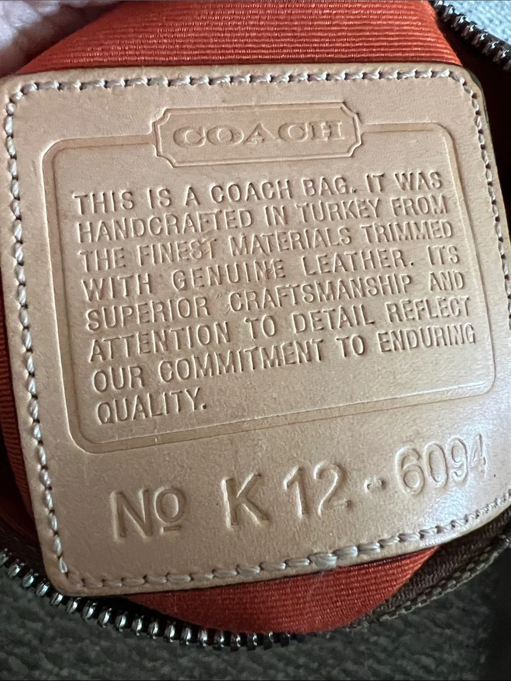 Coach back just