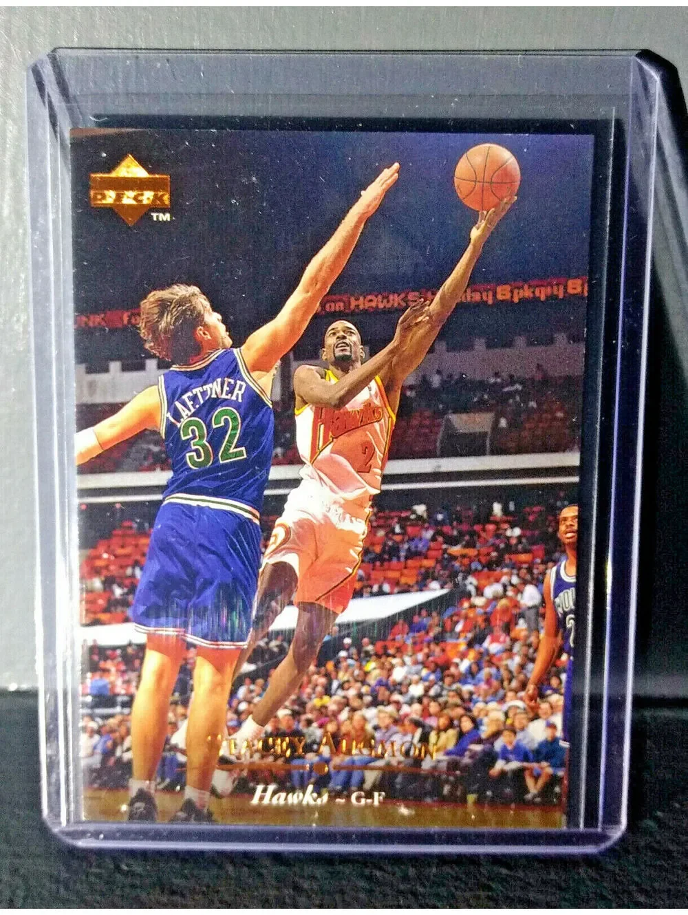 1995-96 Upper Deck Stacey Augmon #4 Basketball Card