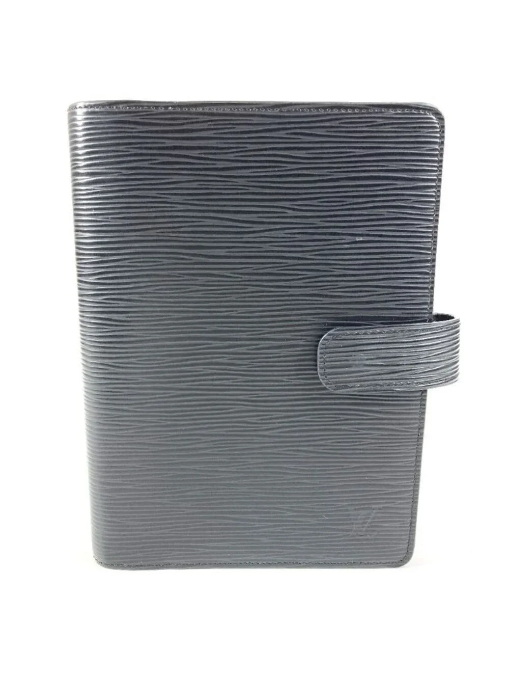 Louis Vuitton Notebook Cover Agenda MM Epi Leather Noir Black