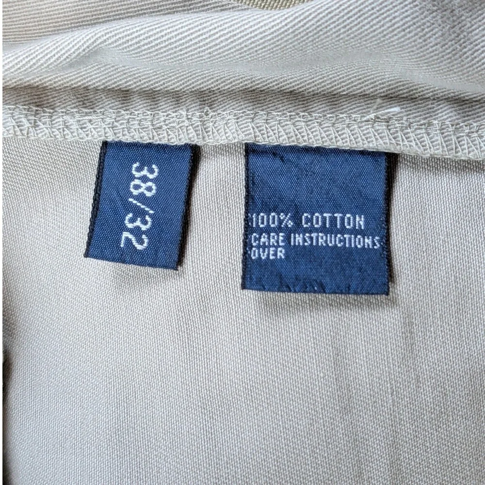 Polo Ralph Lauren Philip Pant Mens 38x32 Tan Khaki Classic Chino Cotton Straight