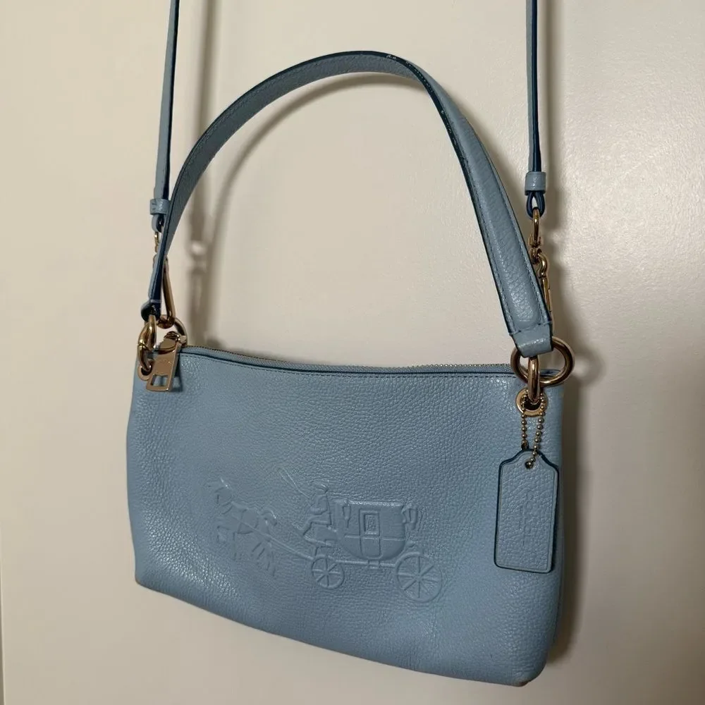Coach leather blue