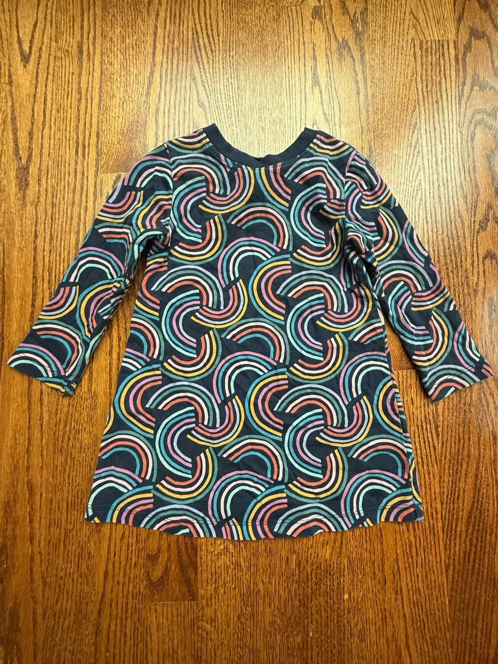 Hanna Andersson Rainbow Dress 3T