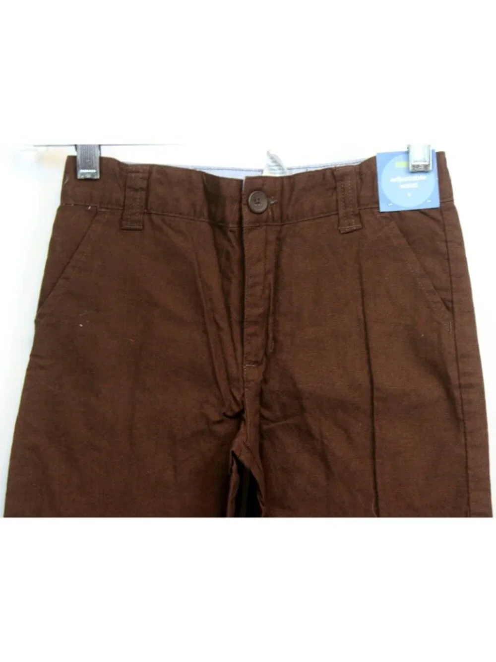 2008 Gymboree Aviator Easter Boys 2pc Cable Sweater Vest Brown Linen Pants sz 6