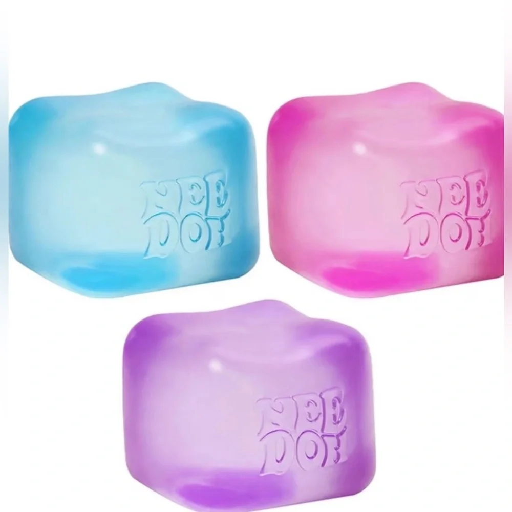 NEEDOH Nice Cube Super Solid Squish PINK 🩷 Squishy Sensory Stress Relief Toy NEW