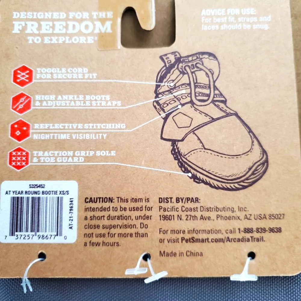 Arcadia Trail boots safer accents