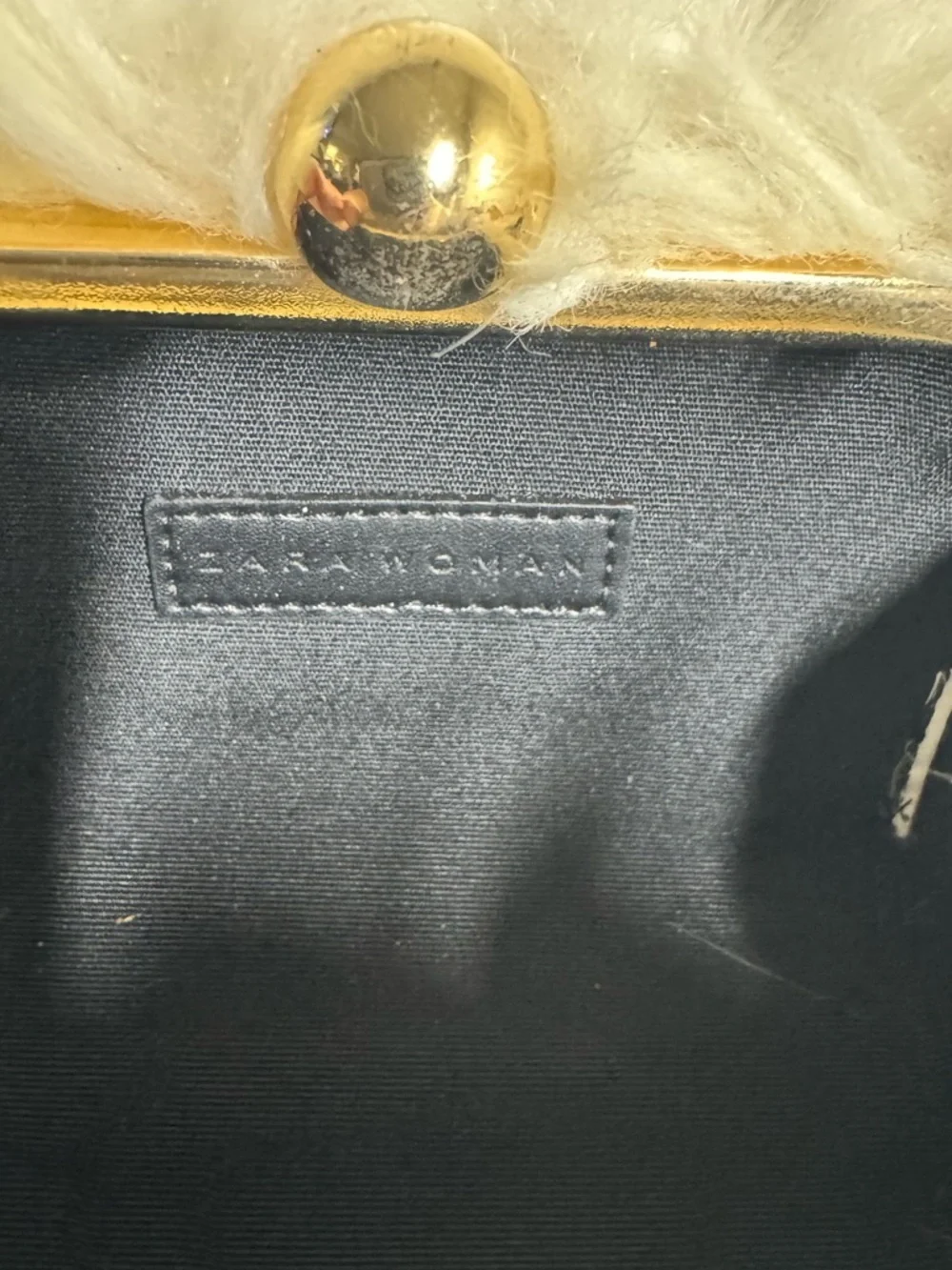 Zara black satin
