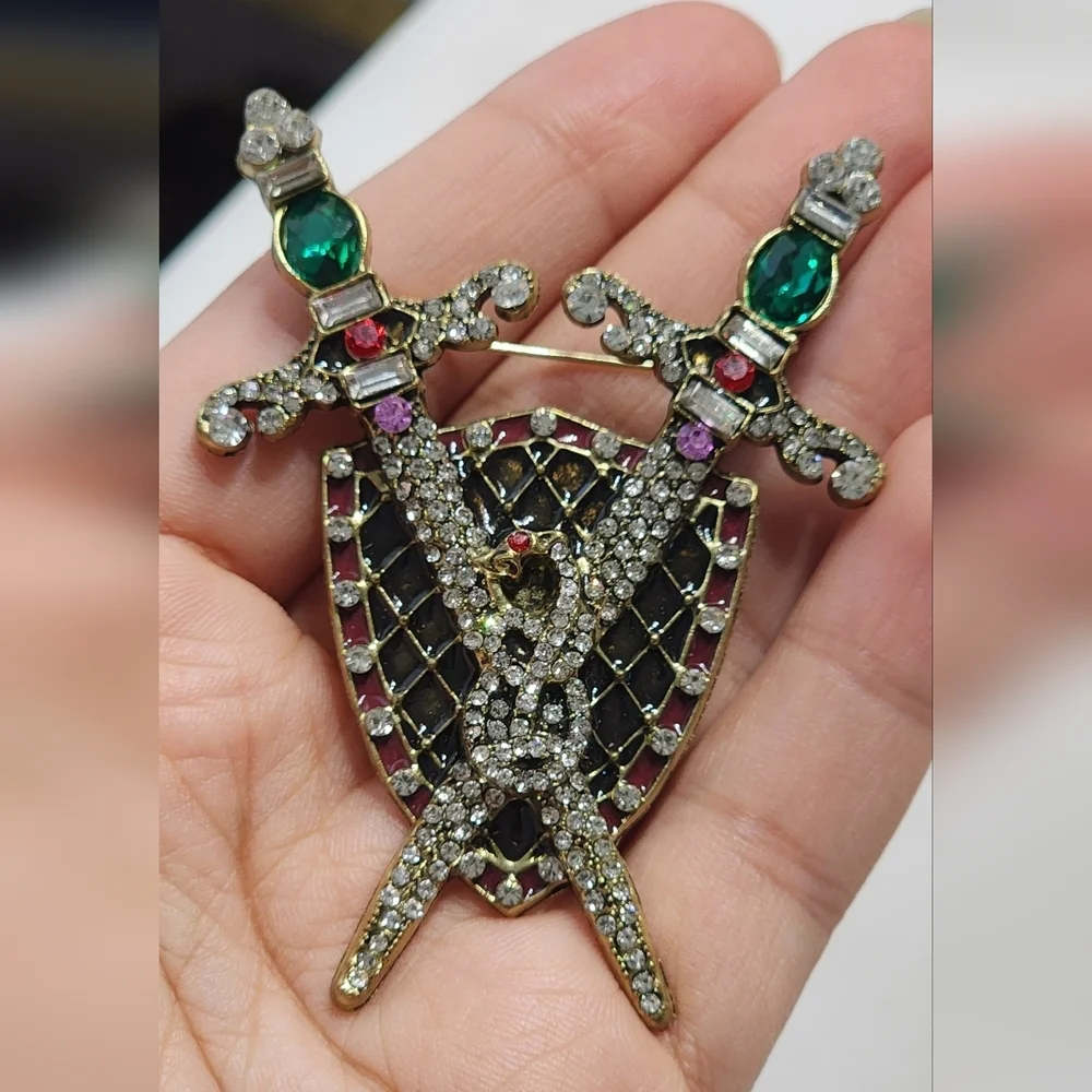 Anthropologie intricate brooch