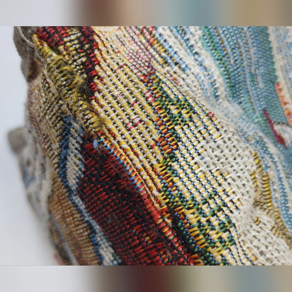 Jade tapestry tote