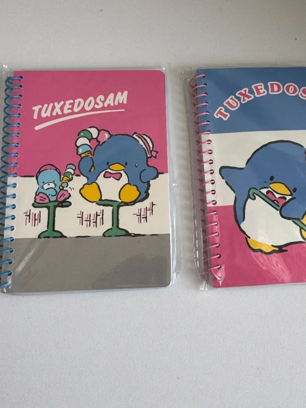 Sanrio Tuxedosam Mini Spiral Notebook Set NIP