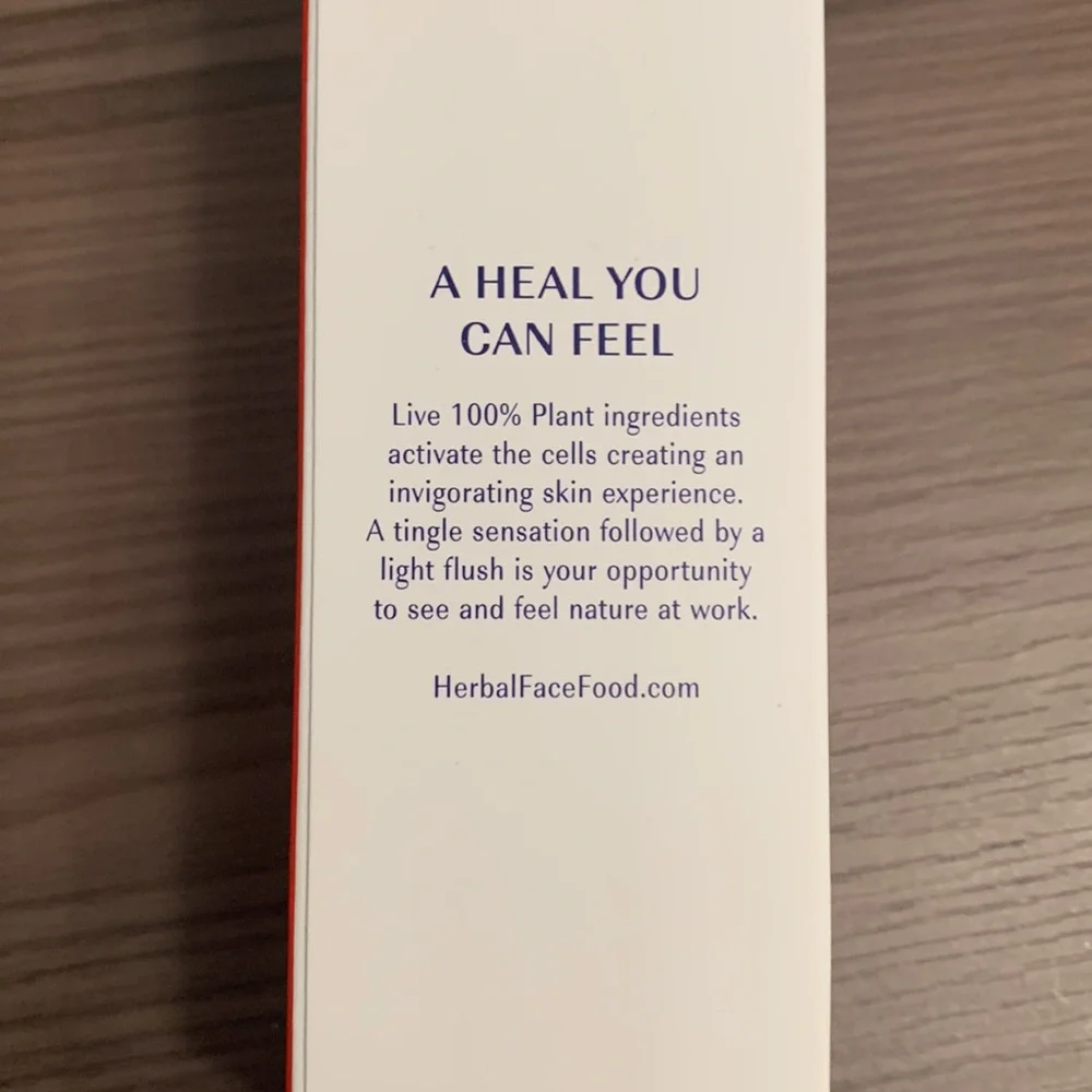 Herbal Face Food new box