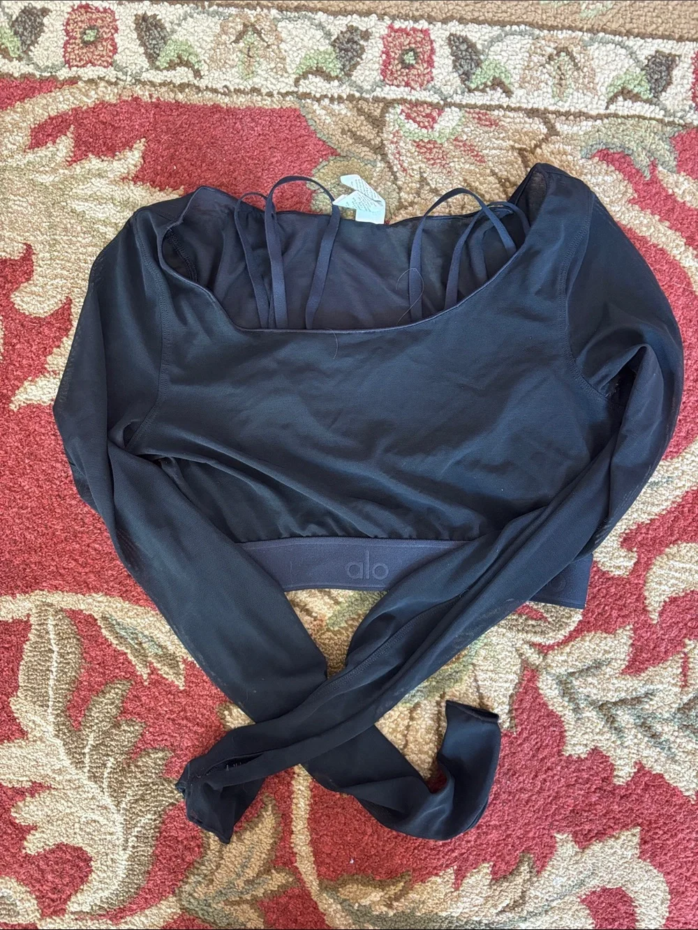 ALO Yoga black mesh