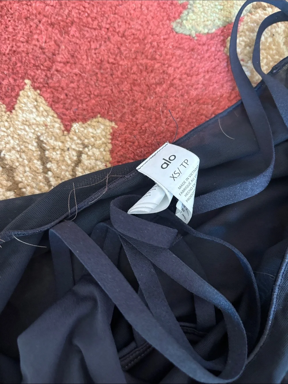 ALO Yoga black mesh