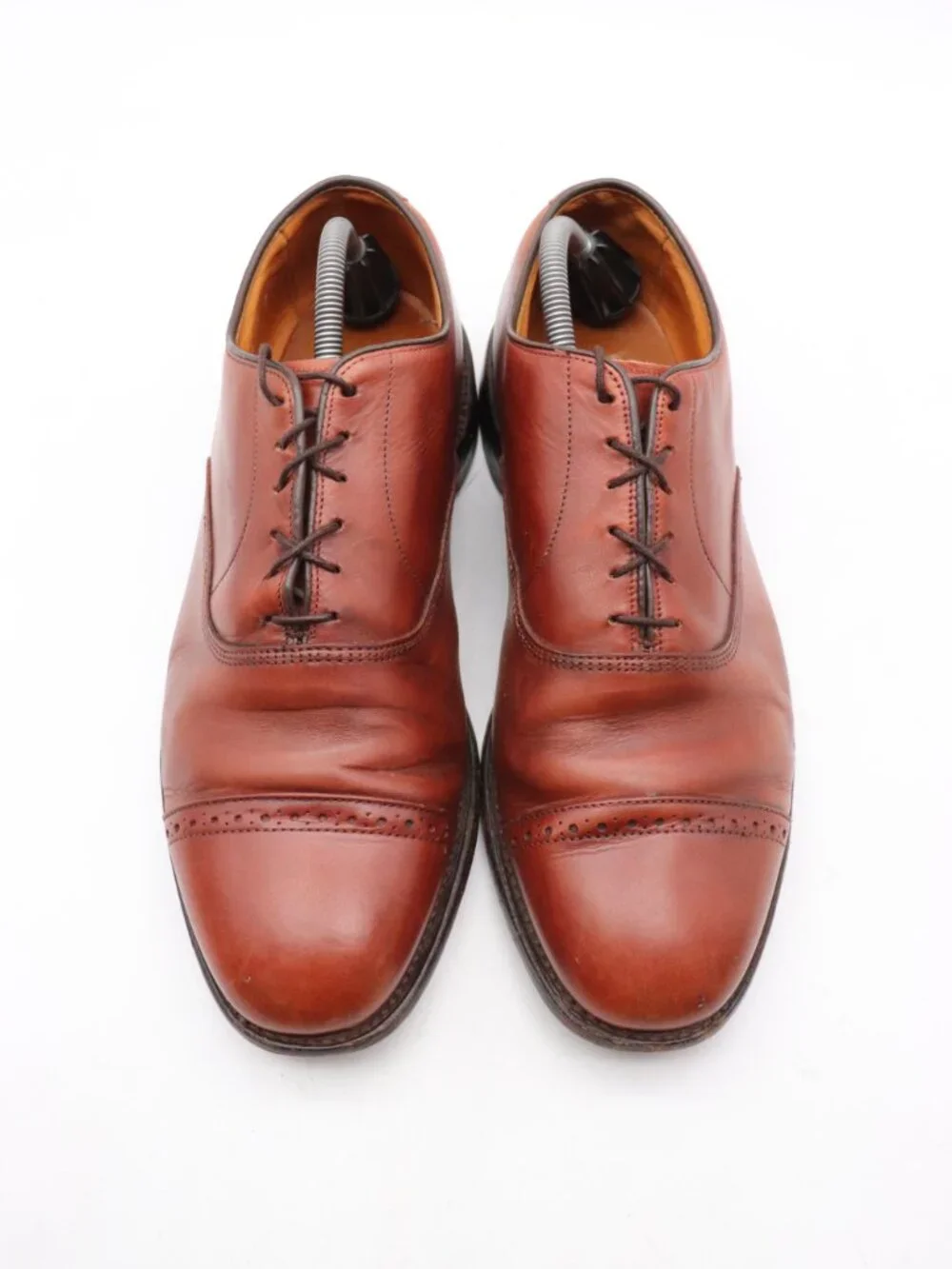 Allen Edmonds Byron Shoes Men's Size 10 EEE Brown Leather Dress Oxford USA