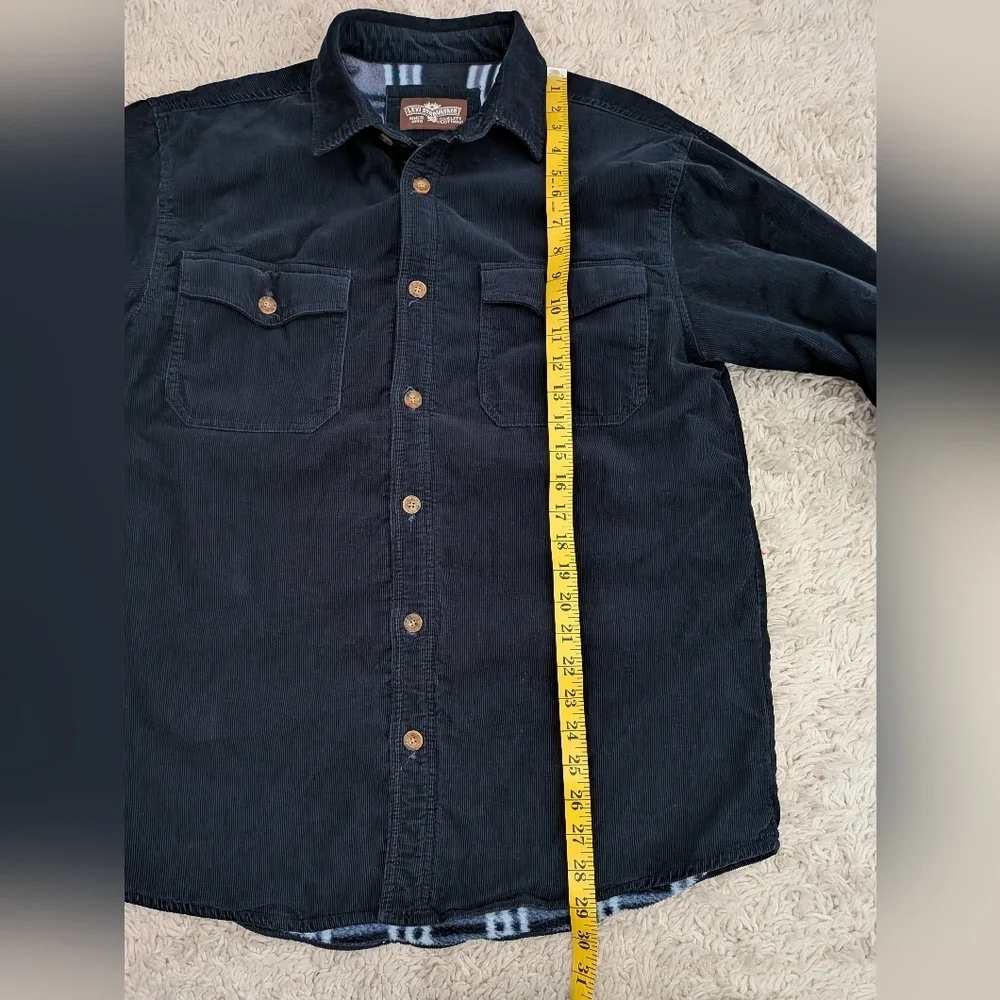 Levi's Corduroy Fleece Lined Long Sleeve Button Down Jacket