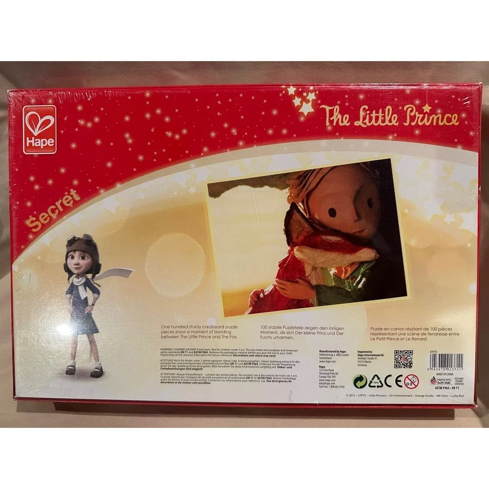 Hape The Little Prince 100 Piece Puzzle Ages 6+