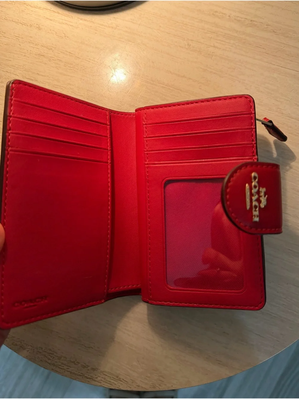 Coach compact wallet