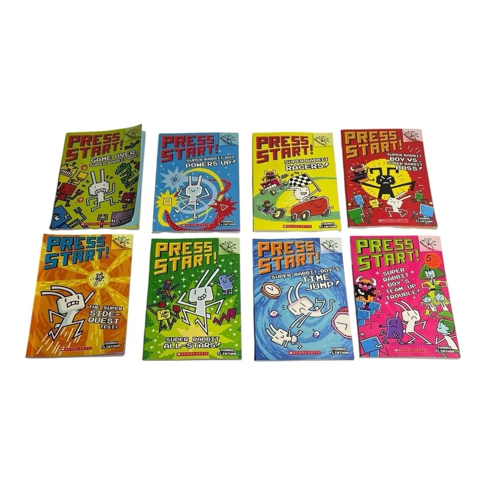 Press Start!  Paparback book set Books set 8 Thomas Flintham Scholastic Graphic