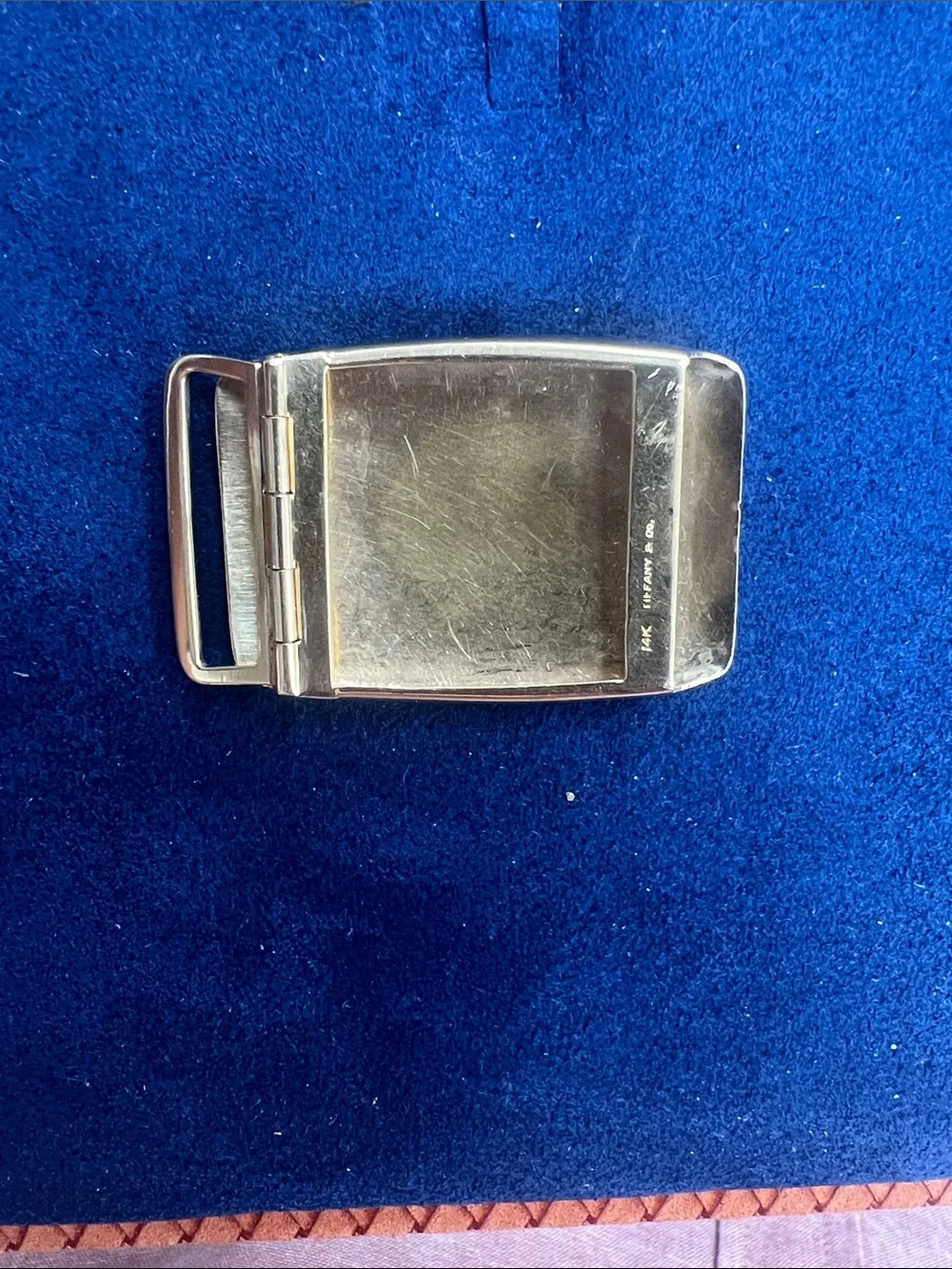 Monogrammed Tiffany & Co Belt Buckle -