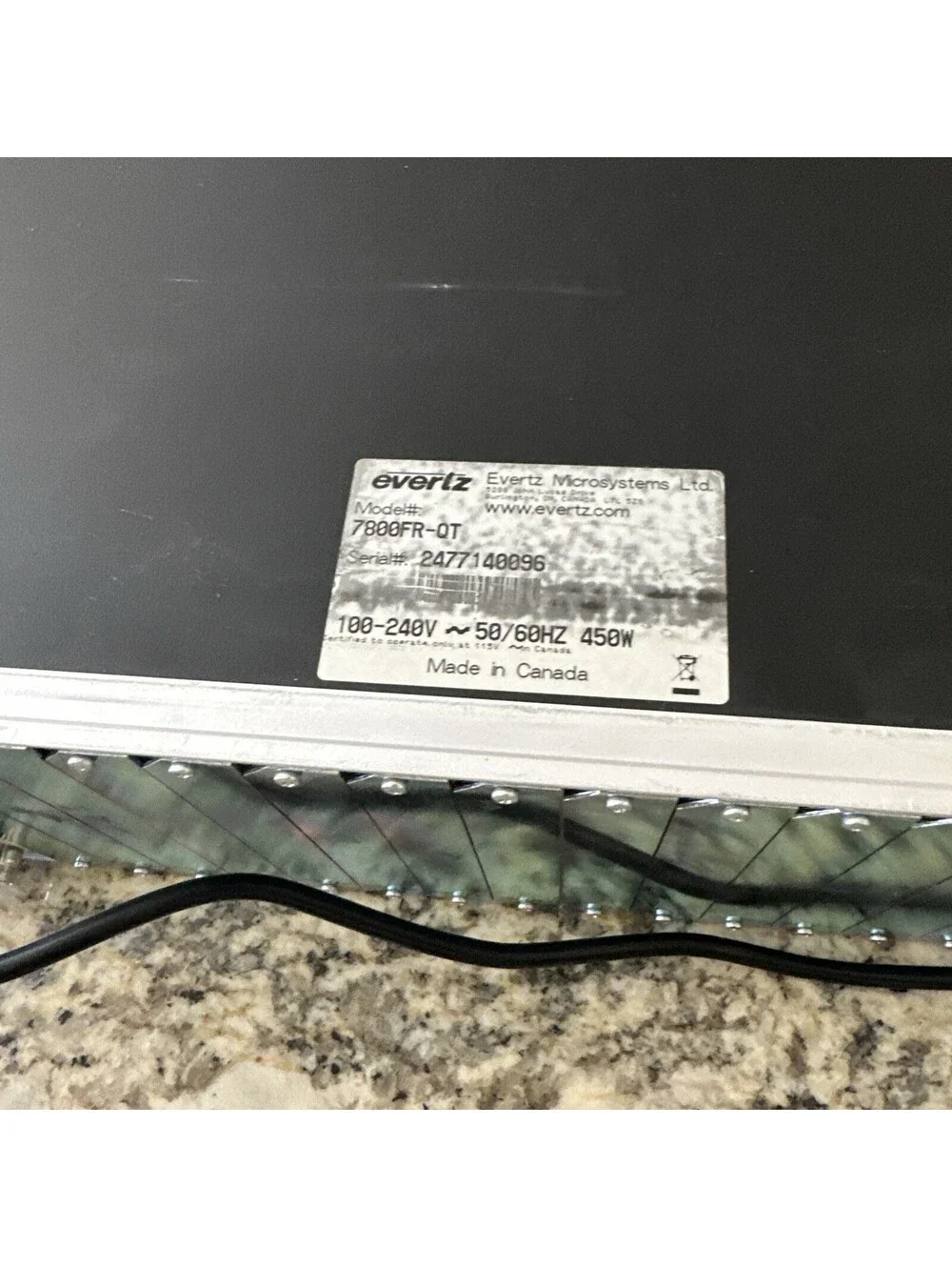 N/A evertz 7800fr