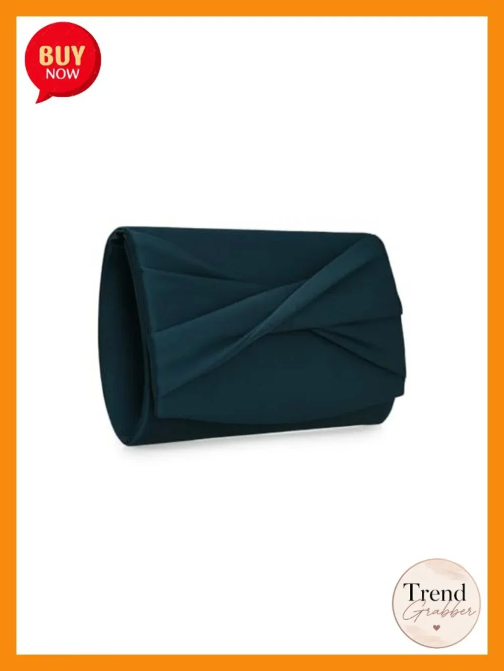 Satin Clutch Purse for Women Evening Bag Formal Wedding Bridal Prom Party