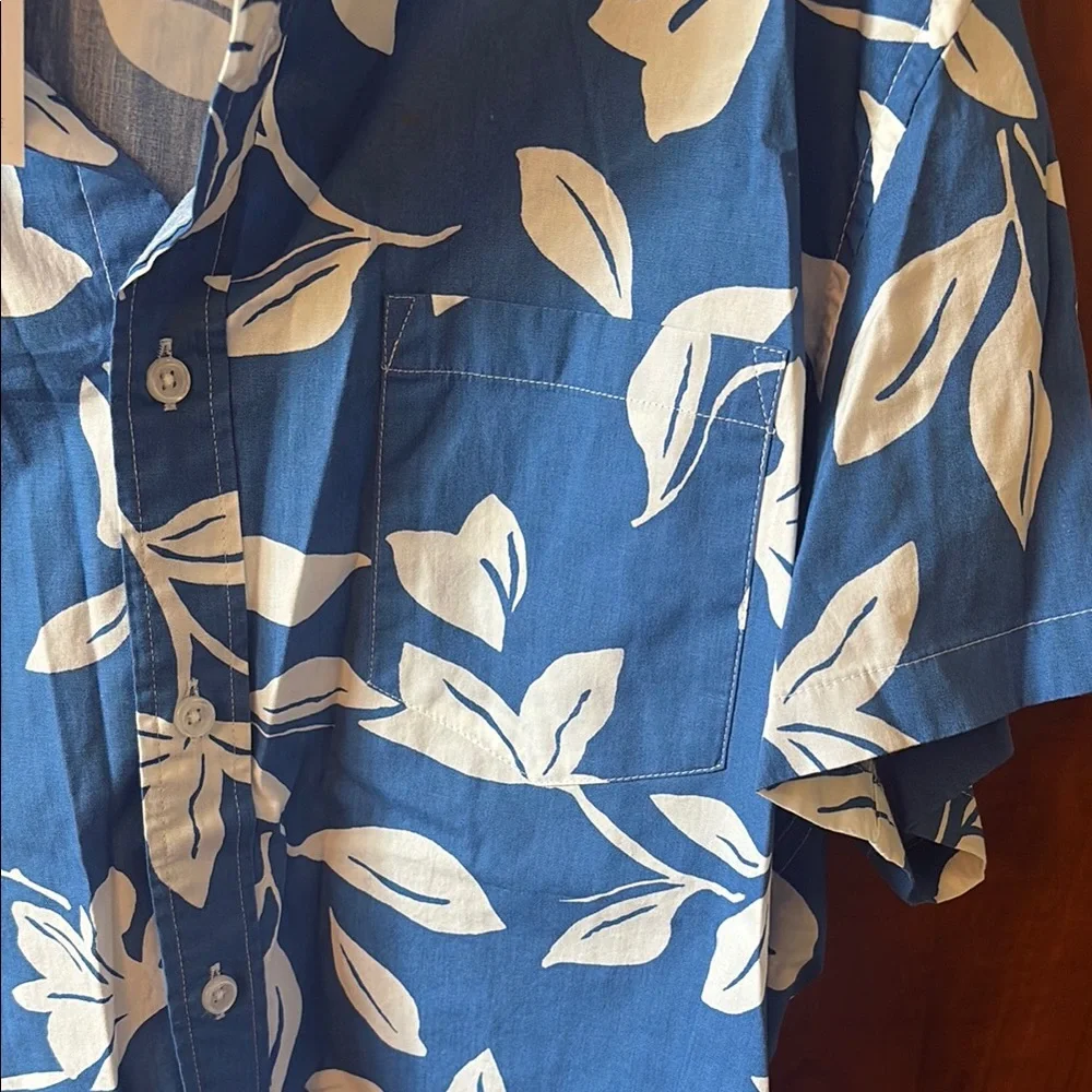 J. Crew blue floral