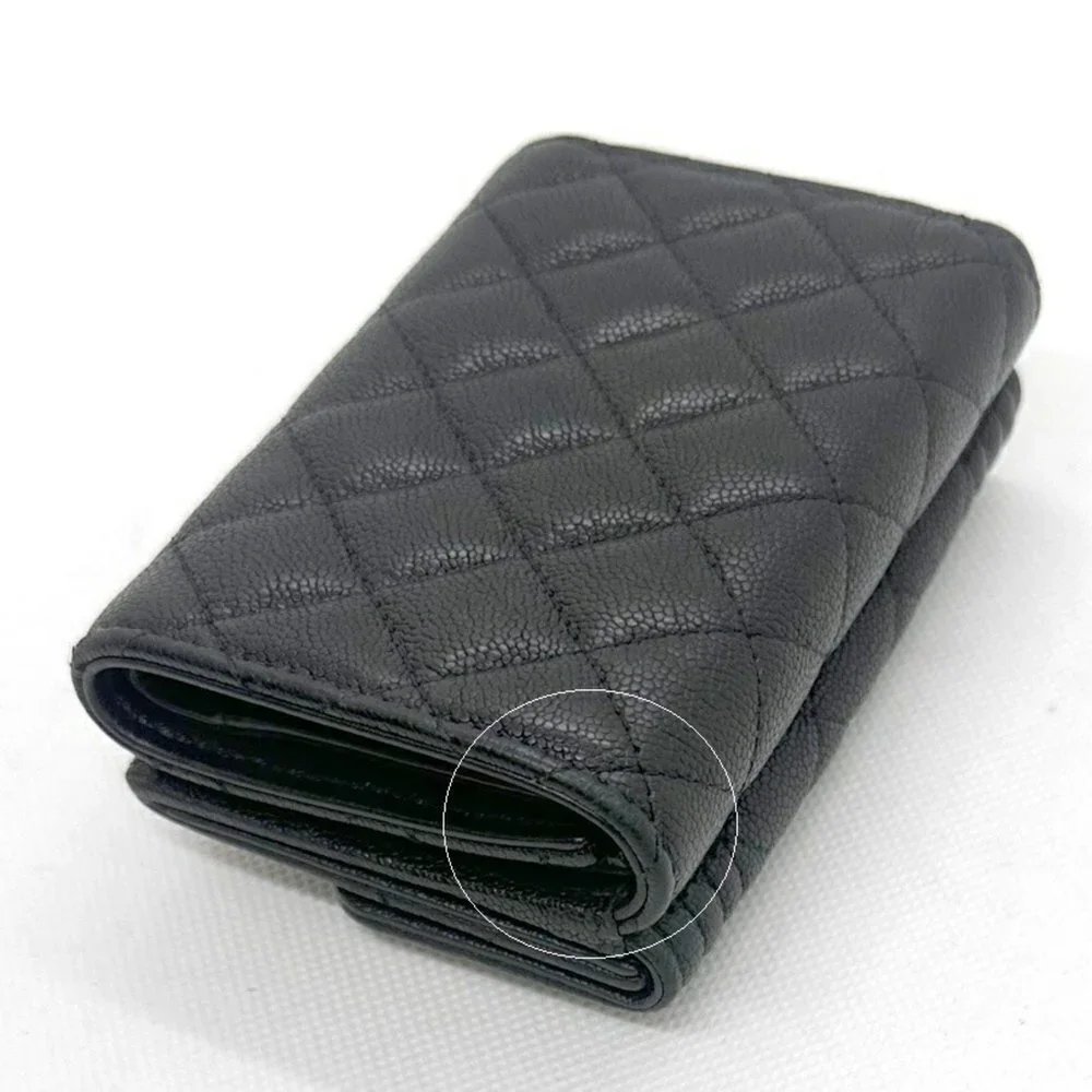 CHANEL black caviar