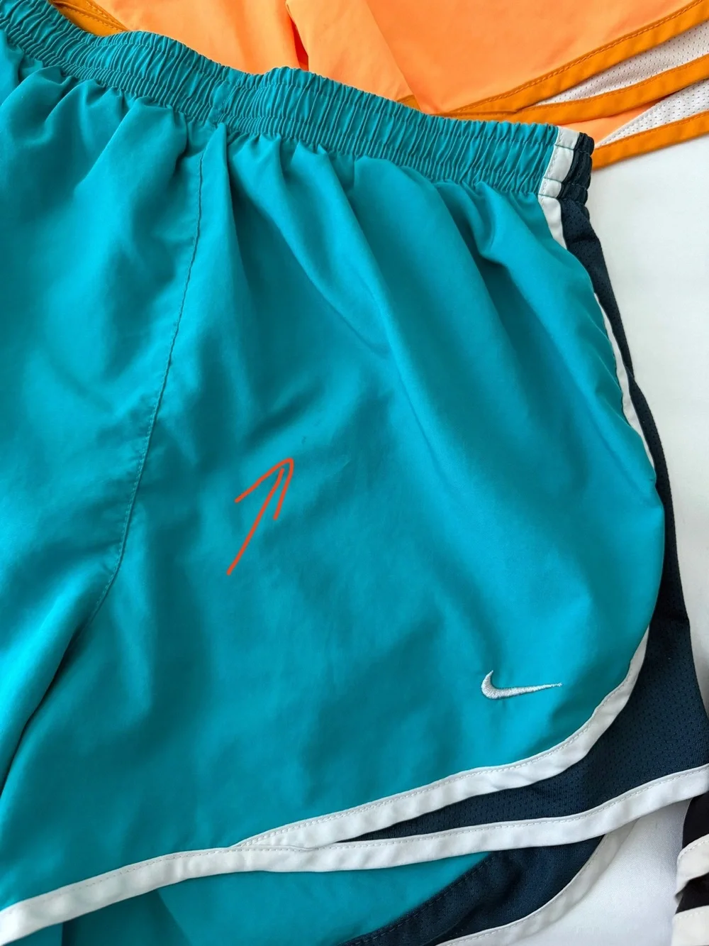 Nike Athletic Shorts Bundle - Orange, Navy, Teal, Black