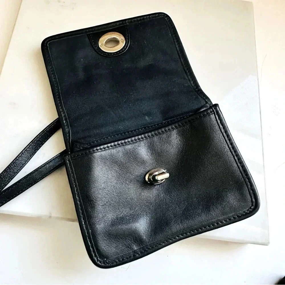 Vintage Coach Legacy Mini Penny Turnlock Leather Crossbody