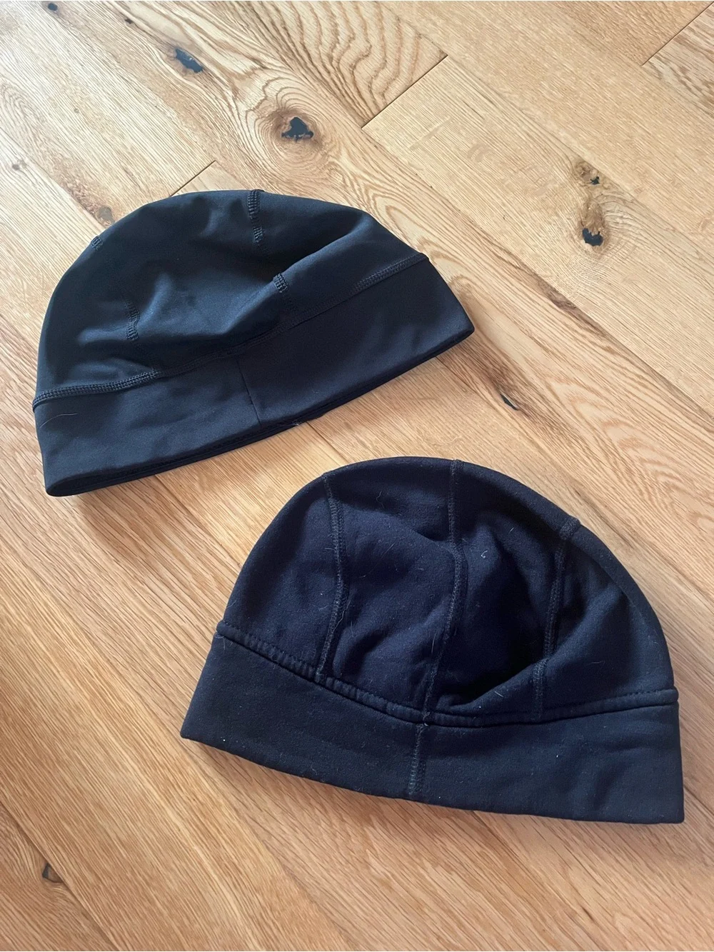 The North Face Men’s Logo Black Beanie Bundle Set of 2 - NWOT