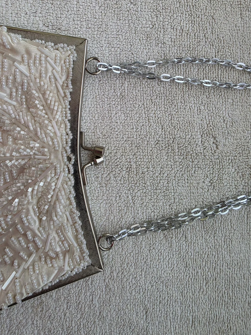 Fine Arts Bag Co, Inc. ivory beaded