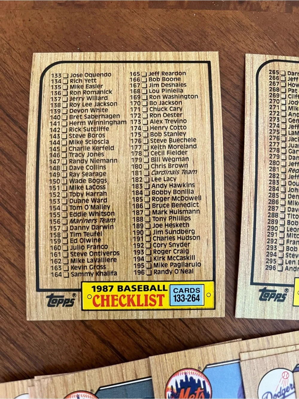 Topps large selection