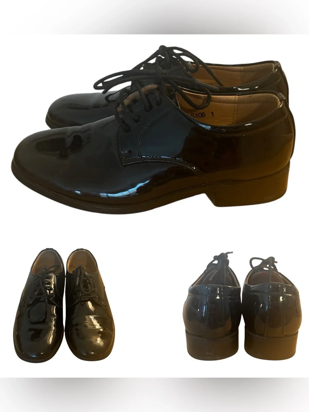 Tip Top Oxford Patent Shoes