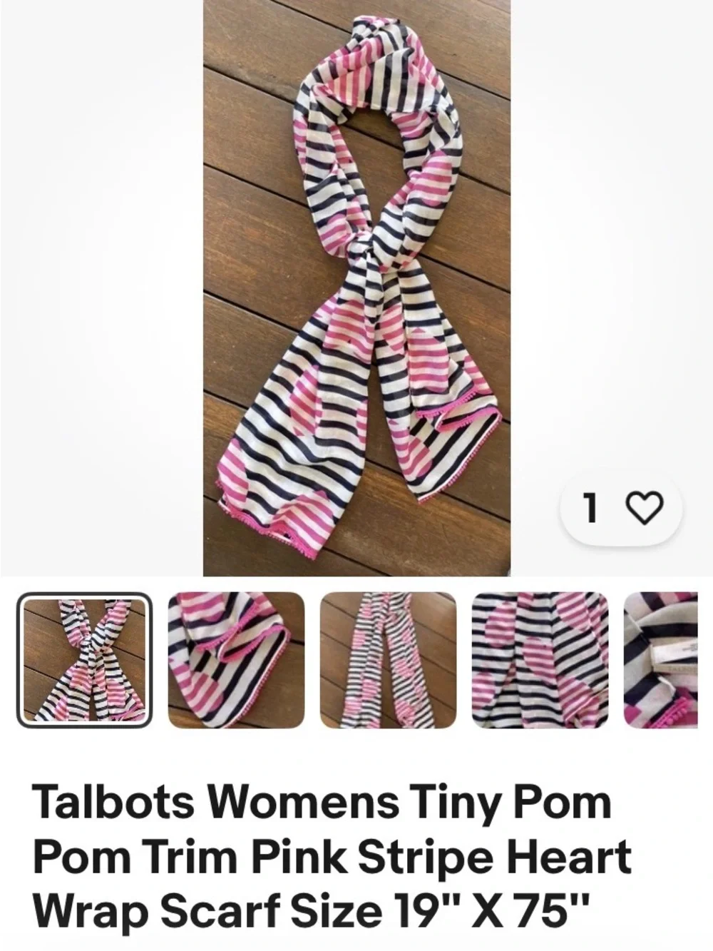 Talbots lightweight scarf