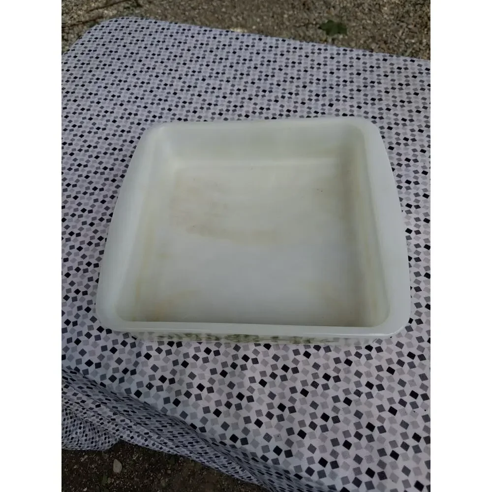 Glasbake brownie pan