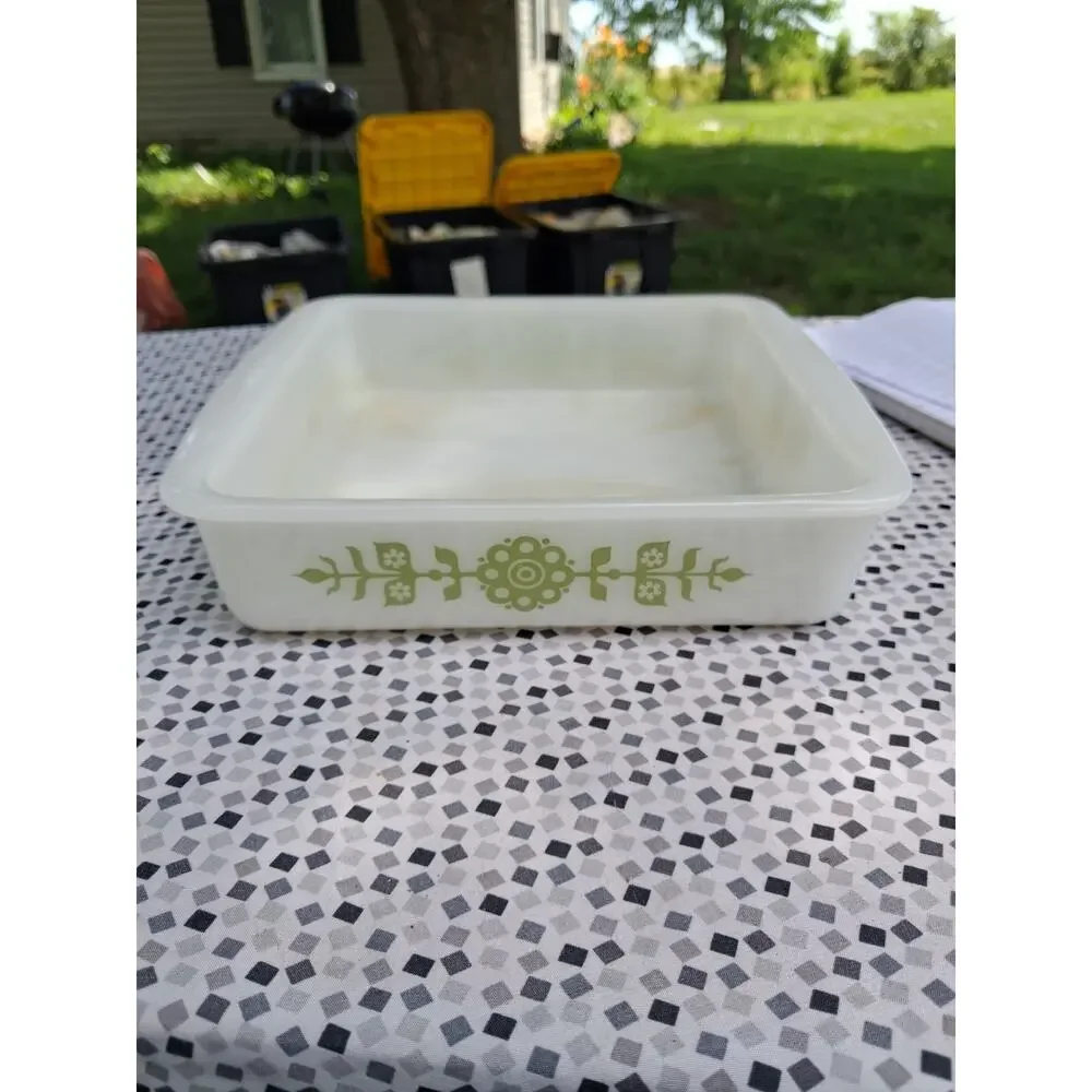 Glasbake brownie pan