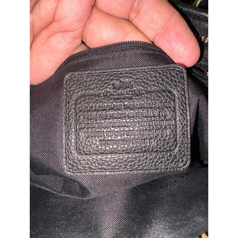 Coach satchel crafted